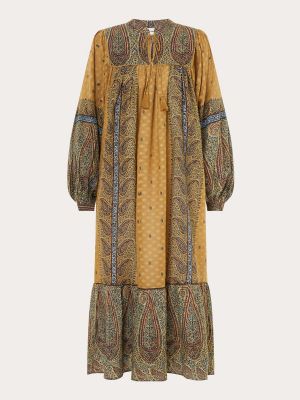 Vestido midi de algodón Antik Batik