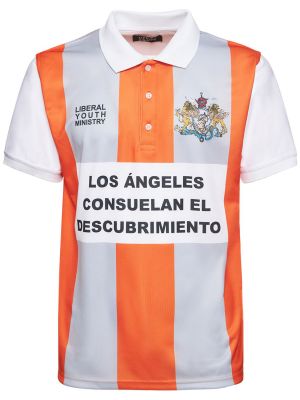 Polo krekls ar apdruku Liberal Youth Ministry zils