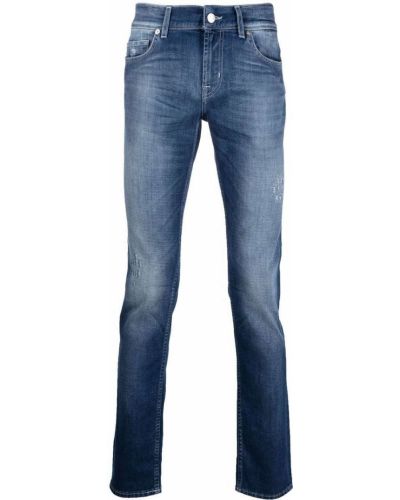 Lav midje jeans med normal passform 7 For All Mankind blå