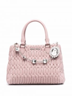 Bolso shopper Miu Miu rosa