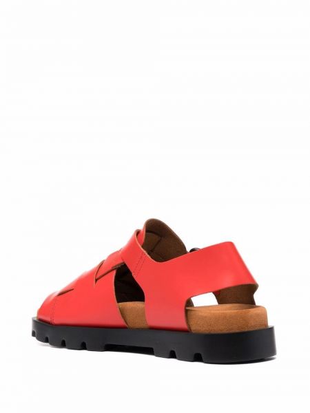 Pletené sandály Camper červené