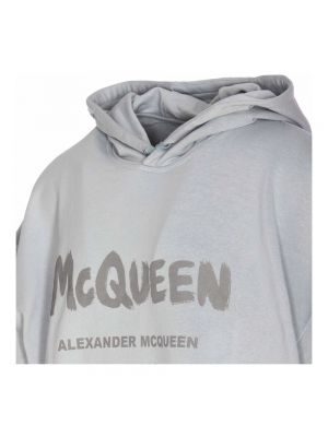 Camiseta con capucha Alexander Mcqueen gris