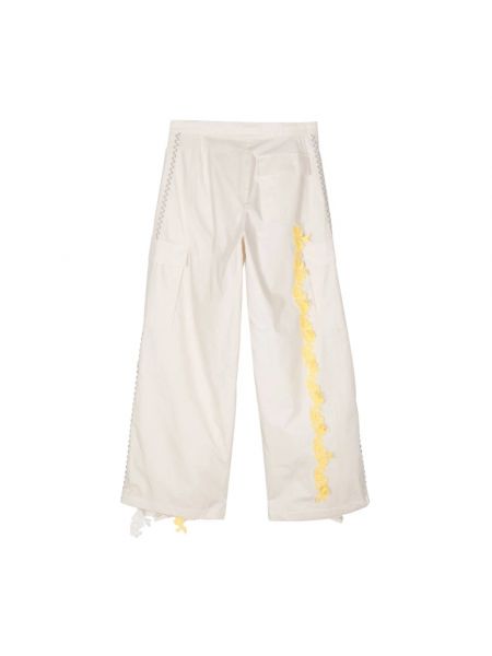 Pantalones anchos Msgm beige