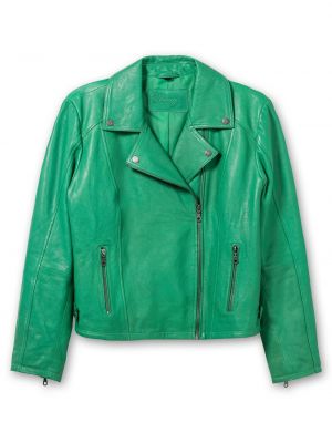 Демисезонная куртка Sheego зеленая