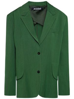 Svilena jakna Jacquemus zelena