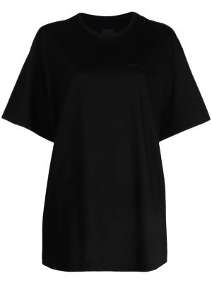 Βαμβακερή μπλούζα με σχέδιο Juun.j μαύρο
