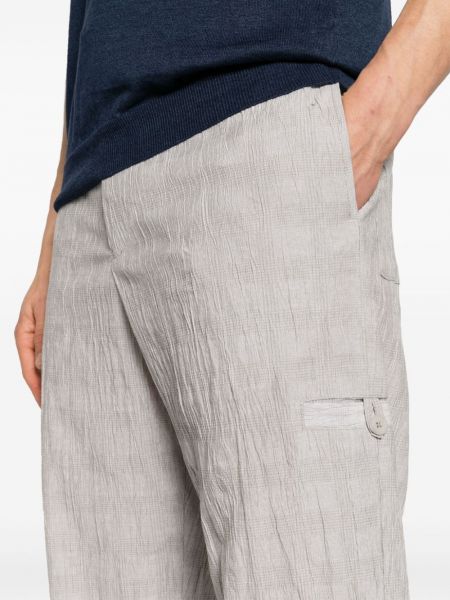 Pantaloni a quadri Emporio Armani grigio