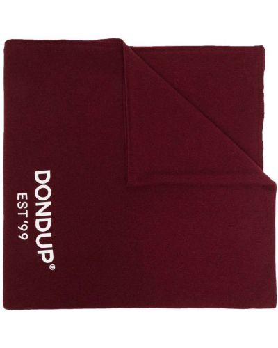 Bufanda con estampado Dondup rojo