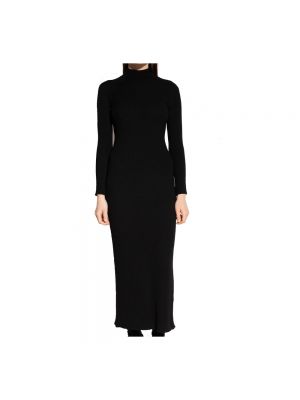 Vestido de lana Balenciaga negro