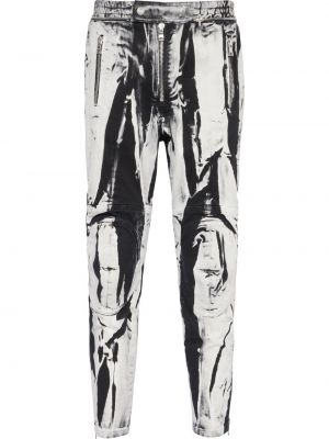 Stretch jeans Balmain svart