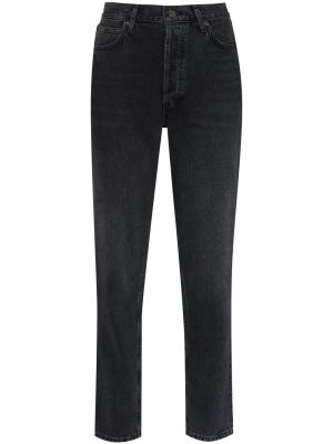 Jeansy skinny Agolde czarne