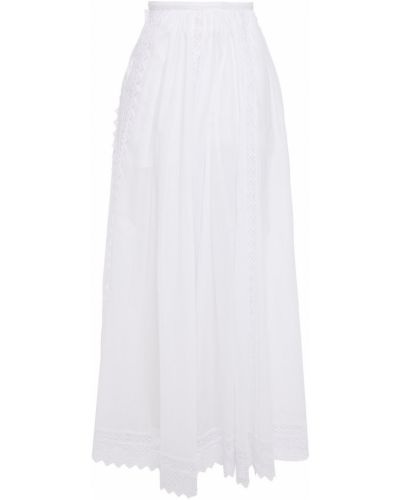 Bílé maxi sukně bavlněné Charo Ruiz Ibiza