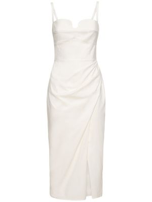 Sukienka midi bawełniana Reformation biała