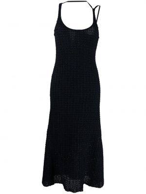 Bavlněné pletené šaty bez rukávů 3.1 Phillip Lim - černá
