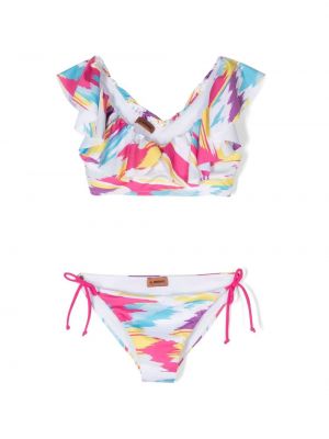 Bikini för tjejer Missoni Kids vit