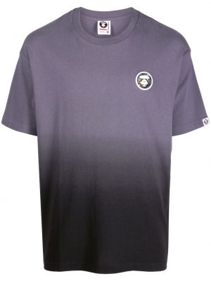 Gradienta krāsas t-krekls ar apdruku Aape By *a Bathing Ape®