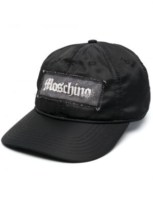 Cappello con visiera Moschino nero