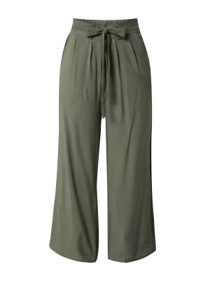 Pantaloni culotte plissettati Haily´s verde