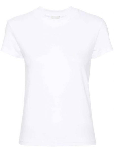 Broderet t-shirt Herskind hvid