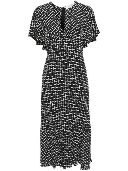 Šaty s abstraktným vzorom Dvf Diane Von Furstenberg