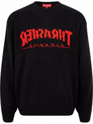 Sweatshirt Supreme svart