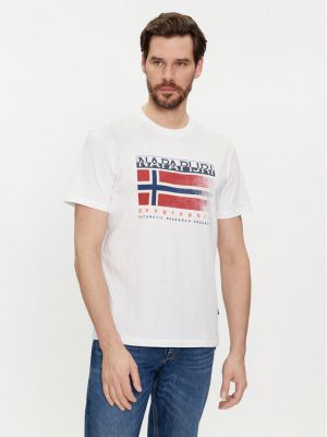 T-shirt Napapijri blanc
