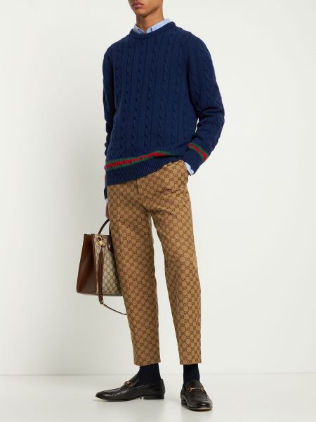 Kašmírový vlnený sveter Gucci