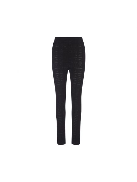 Obcisłe spodnie slim fit Givenchy czarne