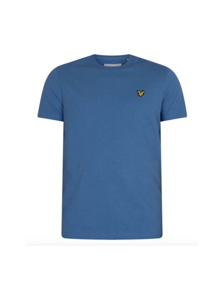 T-shirt aus baumwoll Lyle & Scott blau