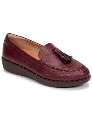 Pantofi loafer Fitflop roșu