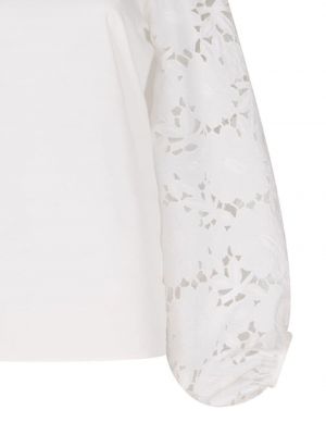 Bluzka bawełniana Silvia Tcherassi biała