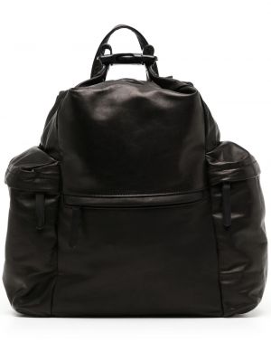 Kožený batoh Yohji Yamamoto čierna