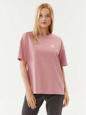 Majica s uzorkom zvijezda Converse ružičasta