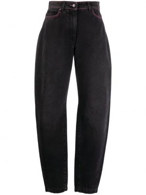 Høy midje straight jeans Msgm grå