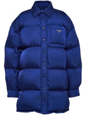 Parkas i nylon Prada blå