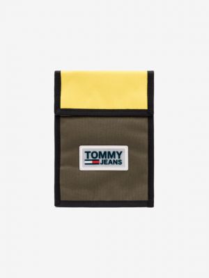 Portfel na rzep Tommy Jeans - żółty
