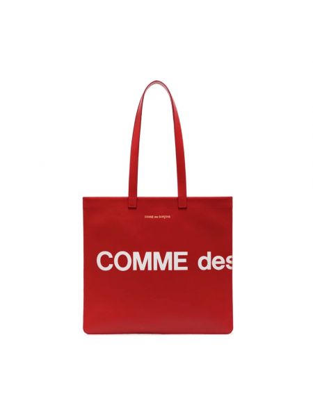 Shopper handtasche mit taschen Comme Des Garçons rot