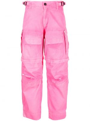 Παντελόνι cargo Darkpark ροζ