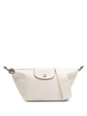 Чанта през рамо Longchamp бяло