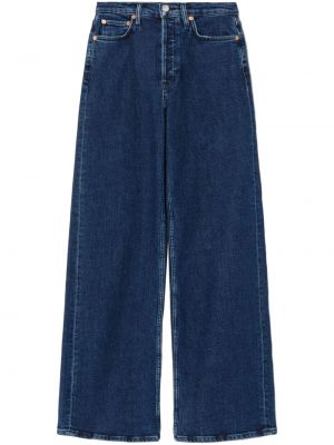 Jeans a vita alta baggy Re/done blu