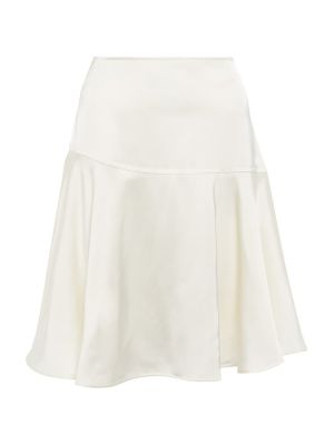Φούστα mini με ψηλή μέση Jil Sander λευκό