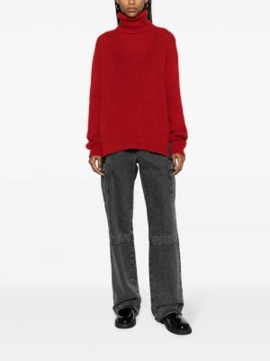 Sweter z kaszmiru Avant Toi czerwony