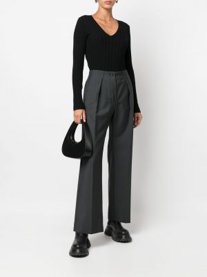 Pullover mit v-ausschnitt Aspesi schwarz