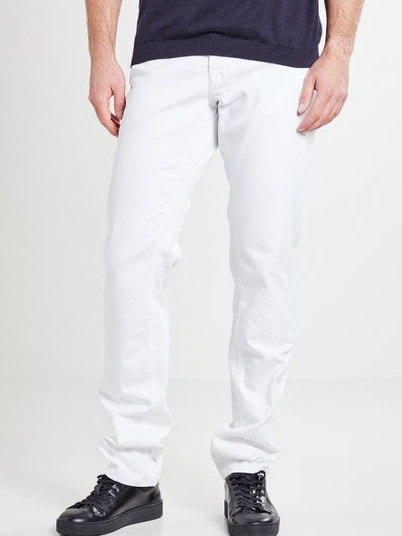 Proste jeansy Just Cavalli białe