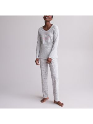 Pijama de punto manga larga Anne Weyburn