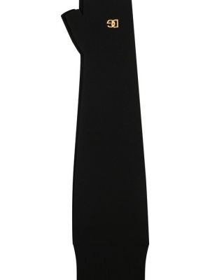 Шерстяные перчатки Dolce & Gabbana черные