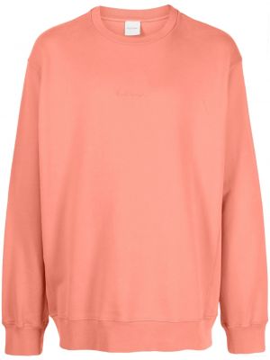 Sweatshirt med broderi Paul Smith röd