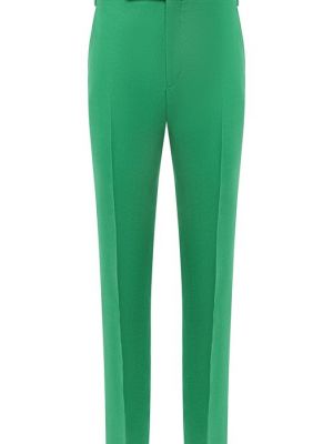 Льняные брюки Ralph Lauren зеленые