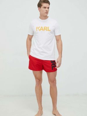 Плавки Karl Lagerfeld красные