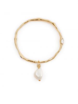 Bracelet avec perles Ami Paris doré